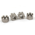 A2  A4 stainless steel hexagon hex slotted castle nut DIN935